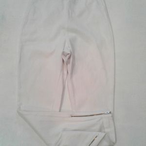 Lysse white pull on pants